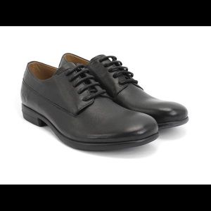 Fluevog Wi-Fi Password black leather shoes